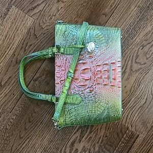 Brahmin Mini Misha Watermelon Ombre Melbourne Satchel Bag